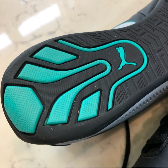 Puma Mercedes Drift Cat 8 Formula One Black Grey Green Style 306502-01 Size 11US - Picture 14 of 15
